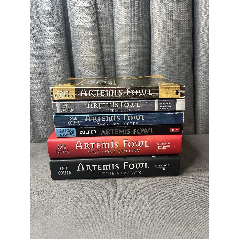 Artemis Fowl Series by Eoin Colfer 1 2 3 5 6 HB PB Books Lot
